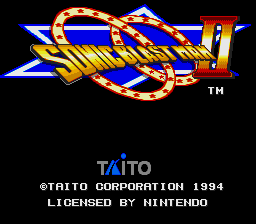 Sonic Blast Man II (USA) Title Screen